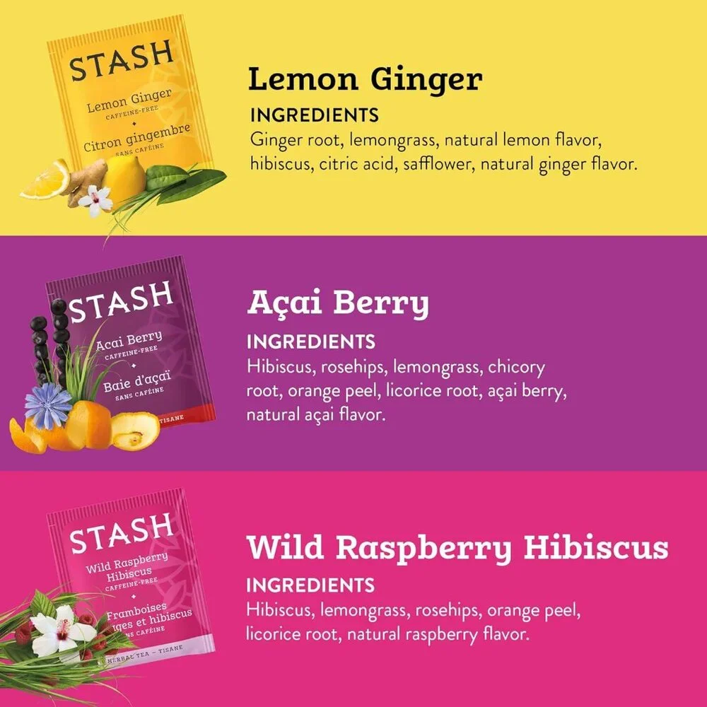 Ethically Sourced Herbal Tea Sampler - 6 Fruity Flavors for Every Mood - Picture 3 of 9